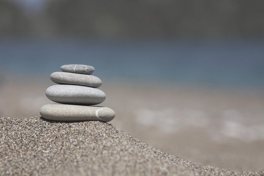 stones, balance, meditation, quiet, relaxation, nature, wellness